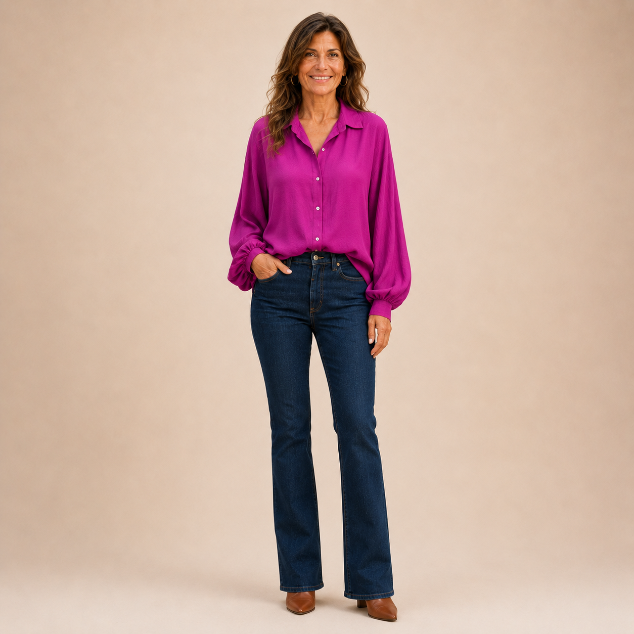 CELIA | Blusa fluida de corte relajado