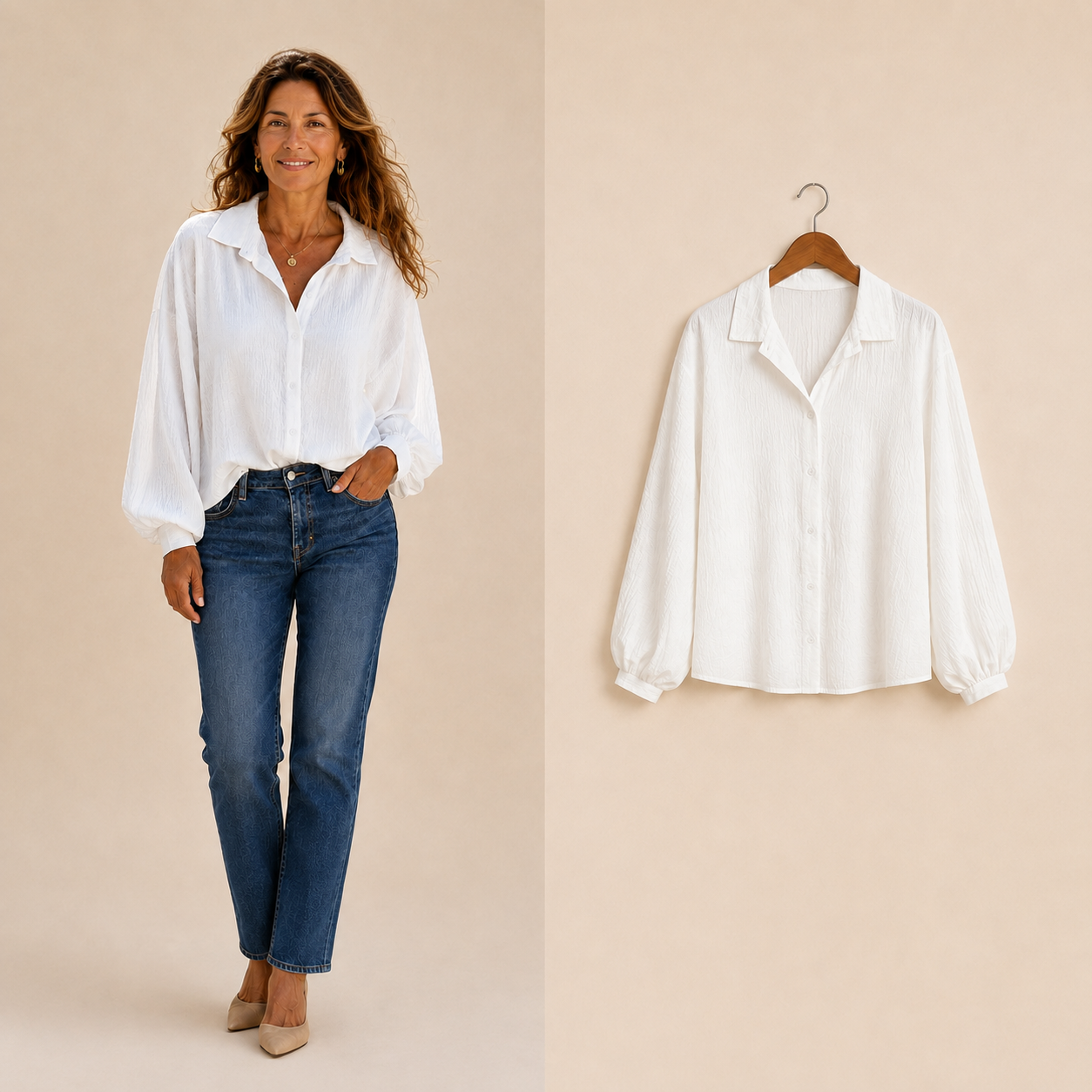 CELIA | Blusa fluida de corte relajado