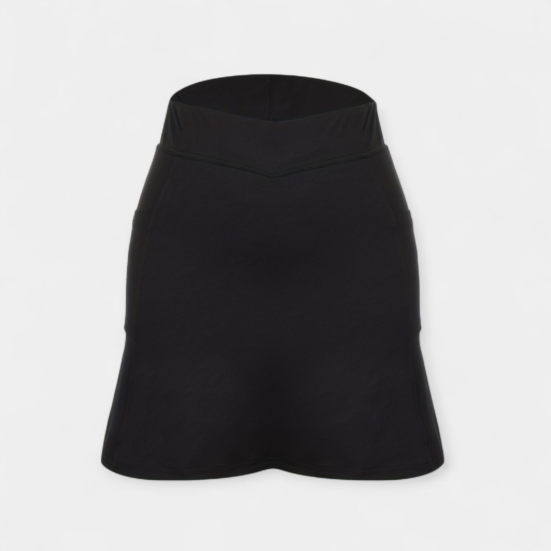 Pantalones cortos de cintura alta con falda