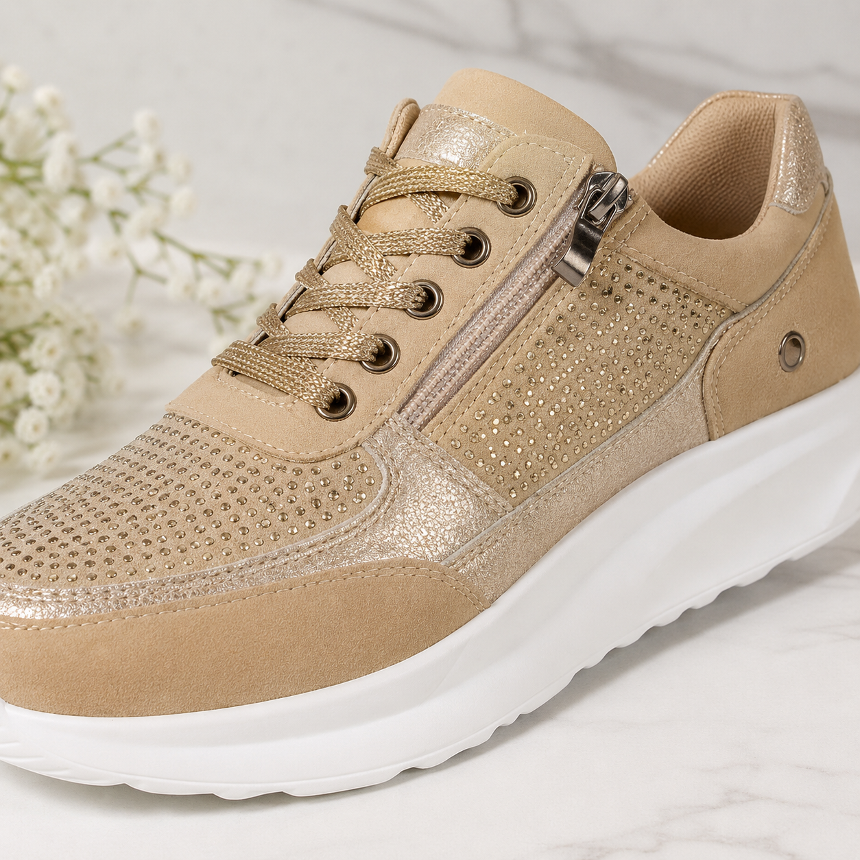 ISABELLA | ZAPATILLAS ELEGANTES CON CUÑA
