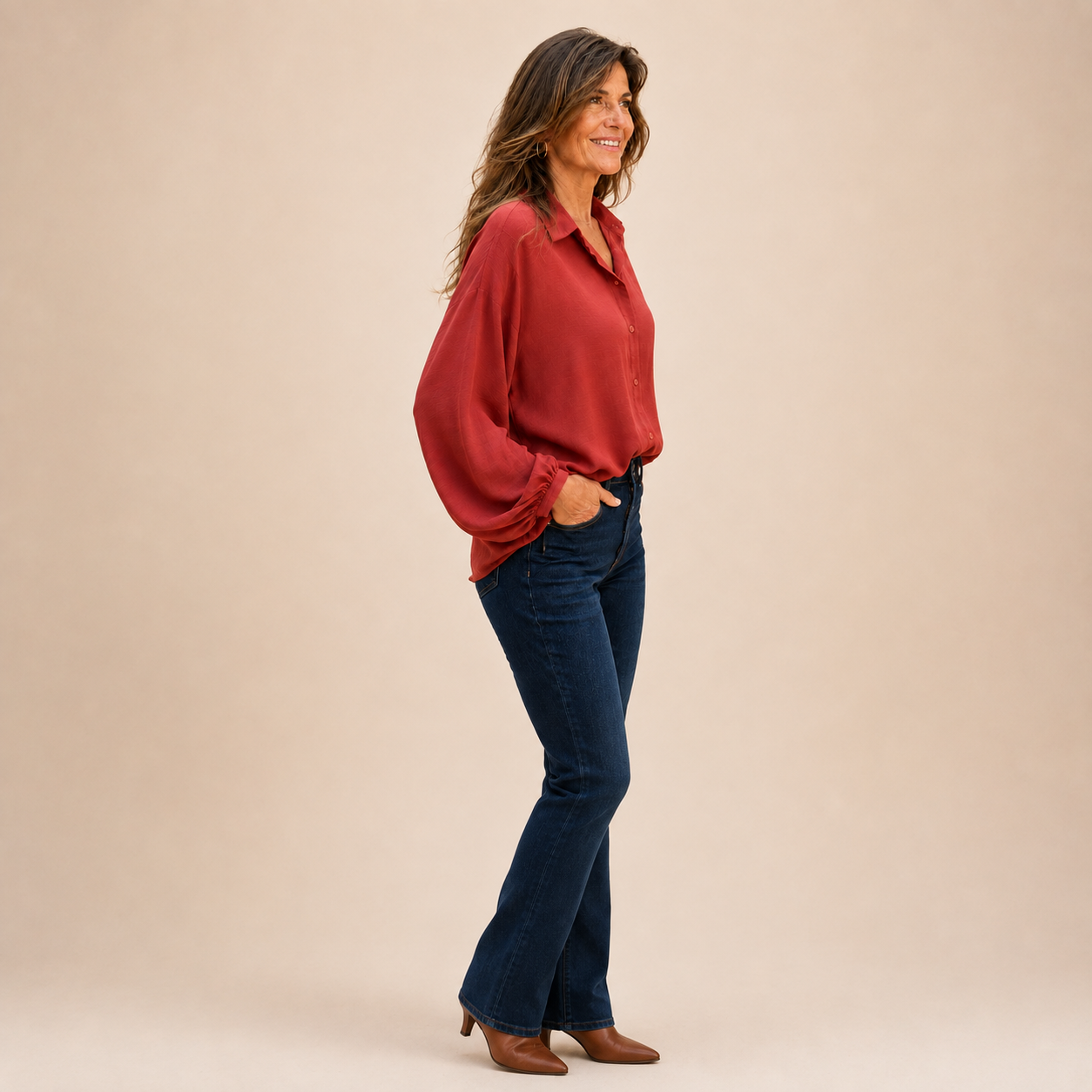 CELIA | Blusa fluida de corte relajado